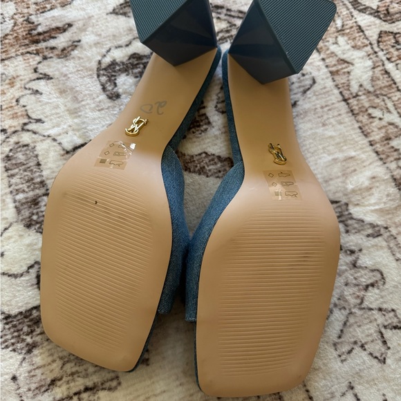 Steve Madden Denim Heels - Picture 3 of 4